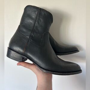 Frye Mens Austin Inside Zip Black Size 10